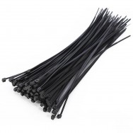 Amarres 20cm plásticos paquete x100 negro