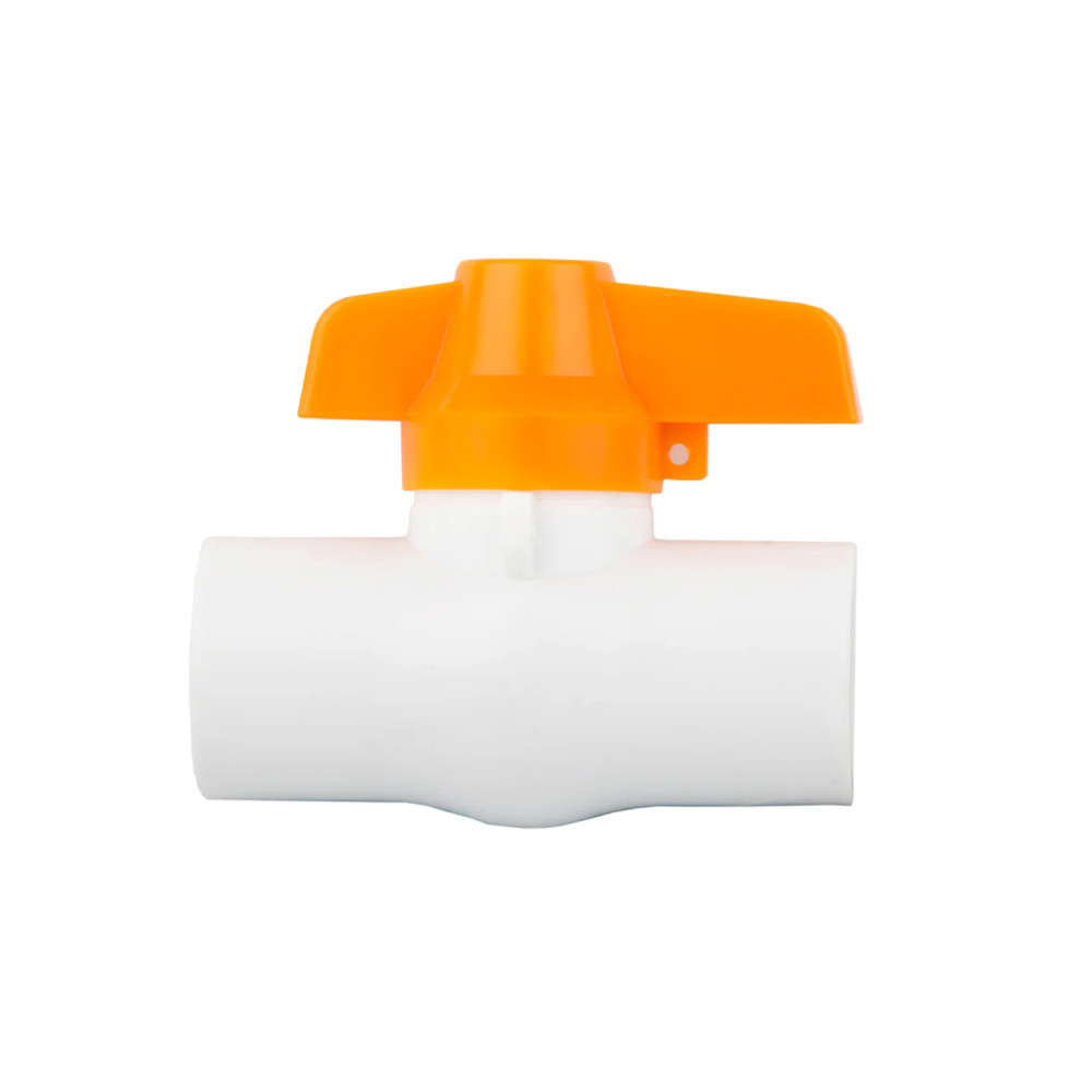 Llave de paso Gerfor pvc válvula bola soldada 1/2" lisa agua