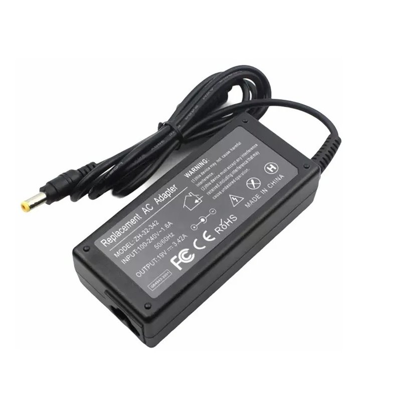 Cargador portátil Acer 19V 3.42A 5.5x1.7mm punta amarilla 65w yanpo