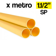 Tubo PVC 1.1/2" x metro semipesado sanitario