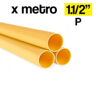 Tubo PVC 1.1/2" x metro pesado sanitario