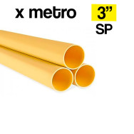 Tubo PVC 3" x metro semipesado sanitario