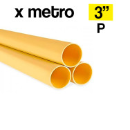 Tubo PVC 3" x metro pesado sanitario