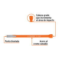 Puntero cincel Truper 1/4 X 5"