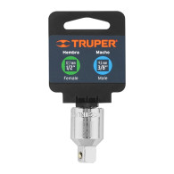 Adaptador Truper 1/2"H X 3/8"M convertidor ratchet