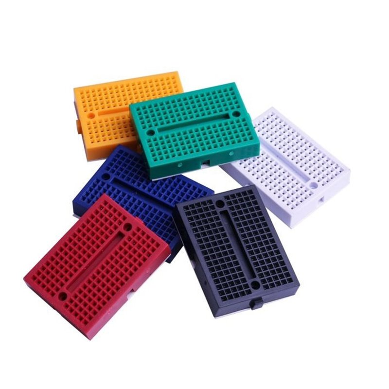 Mini protoboard 170 puntos surtida