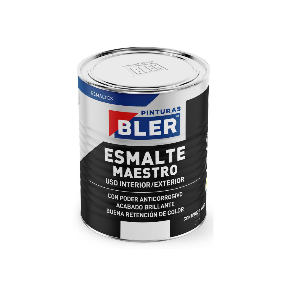 Pintura aceite negro 1/8 esmalte Bler maestro int/ext