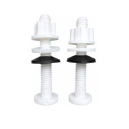 Par tornillos tanque cisterna baño sanitario Plastgrifos