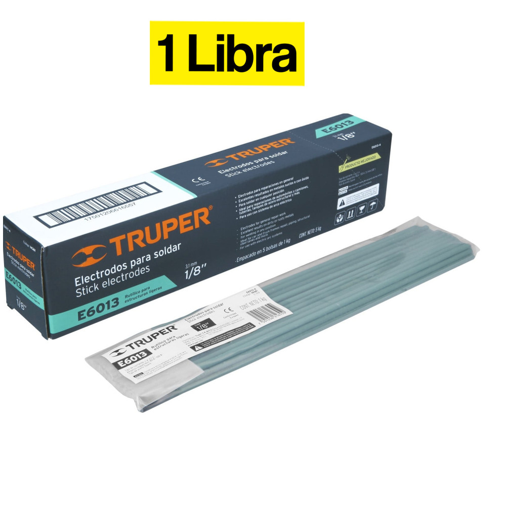 Electrodo E6013 1/8" 500g soldadura