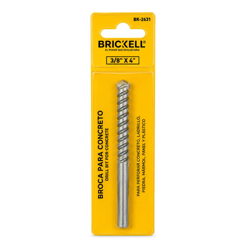 Broca concreto 3/8"x4" muro Brickell BK-2631