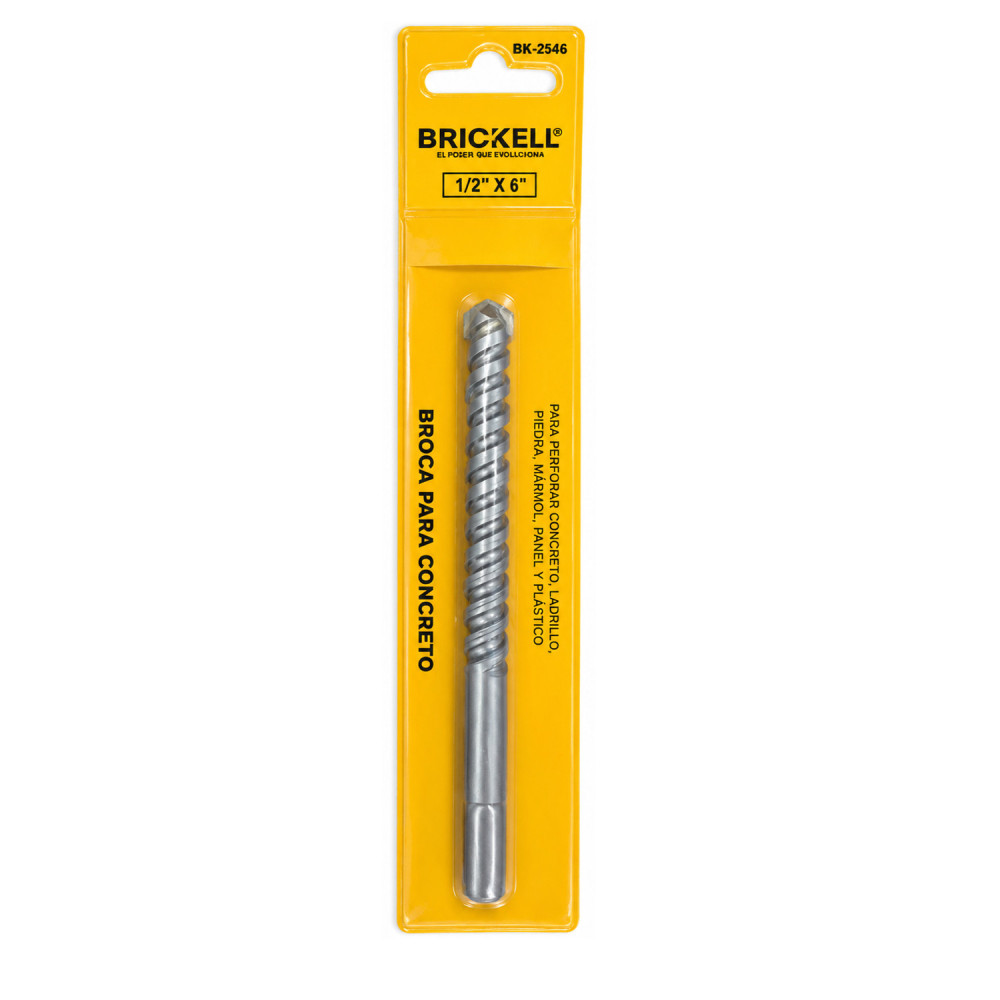 Broca concreto 1/2"x6" muro Brickell BK-2546