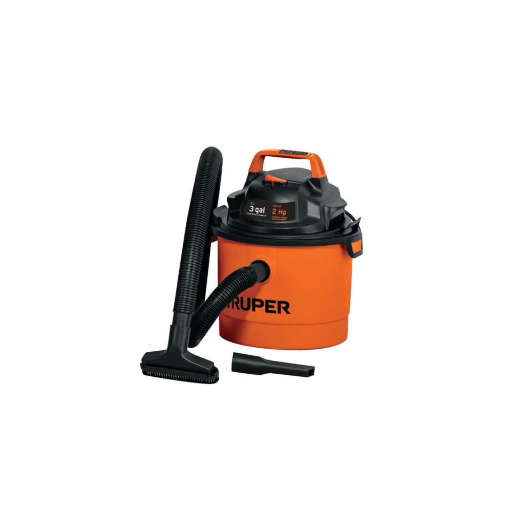 Aspiradora 2HP 1500W sólidos y líquidos 3gal plástica Truper
