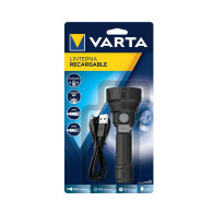 Linterna Varta 60/25 Lumens recargable + cable