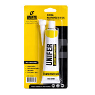 Silicona transparente multiusos 85gr Unifer antihongos baños cocina