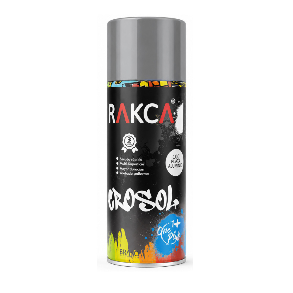 Pintura aerosol gris Plata Aluminio N100 Kernel 400mL