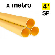 Tubo PVC 4" x metro semipesado sanitario