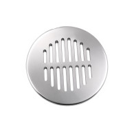 Rejilla sifón 6"x4" plana ranurada metálica bolsa