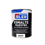Pintura aceite negro esmalte Bler maestro 1/4 int/ext