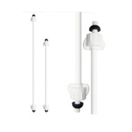 Acople lavamanos lavaplatos corto 40cm plastgrifos