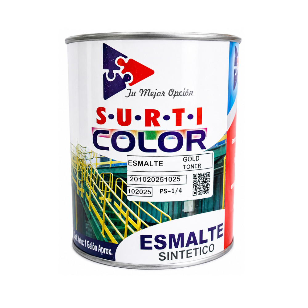 Pintura esmalte 1/4 surticolor Gold toner