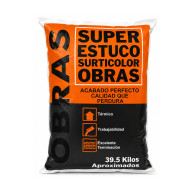 Super Estuco obras 40kg bulto surticolor