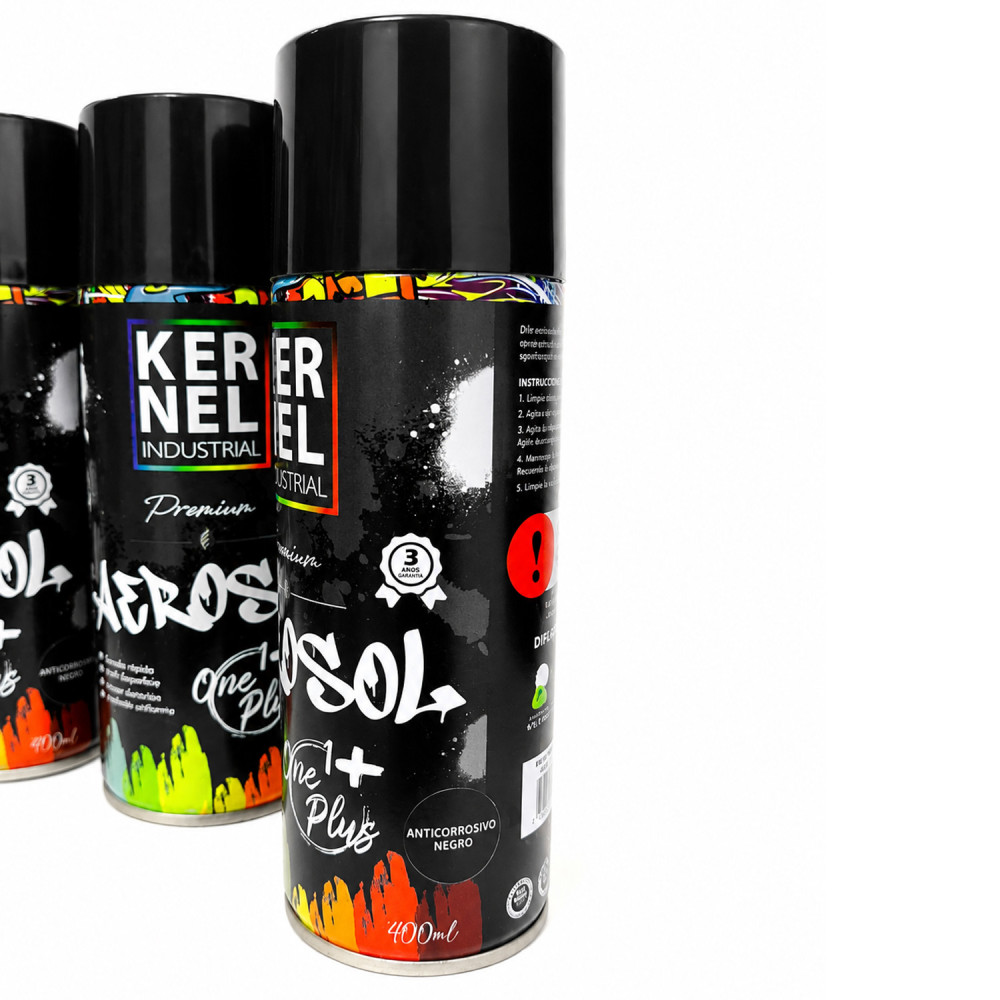 Pintura Aerosol Negro anticorrosivo Kernel
