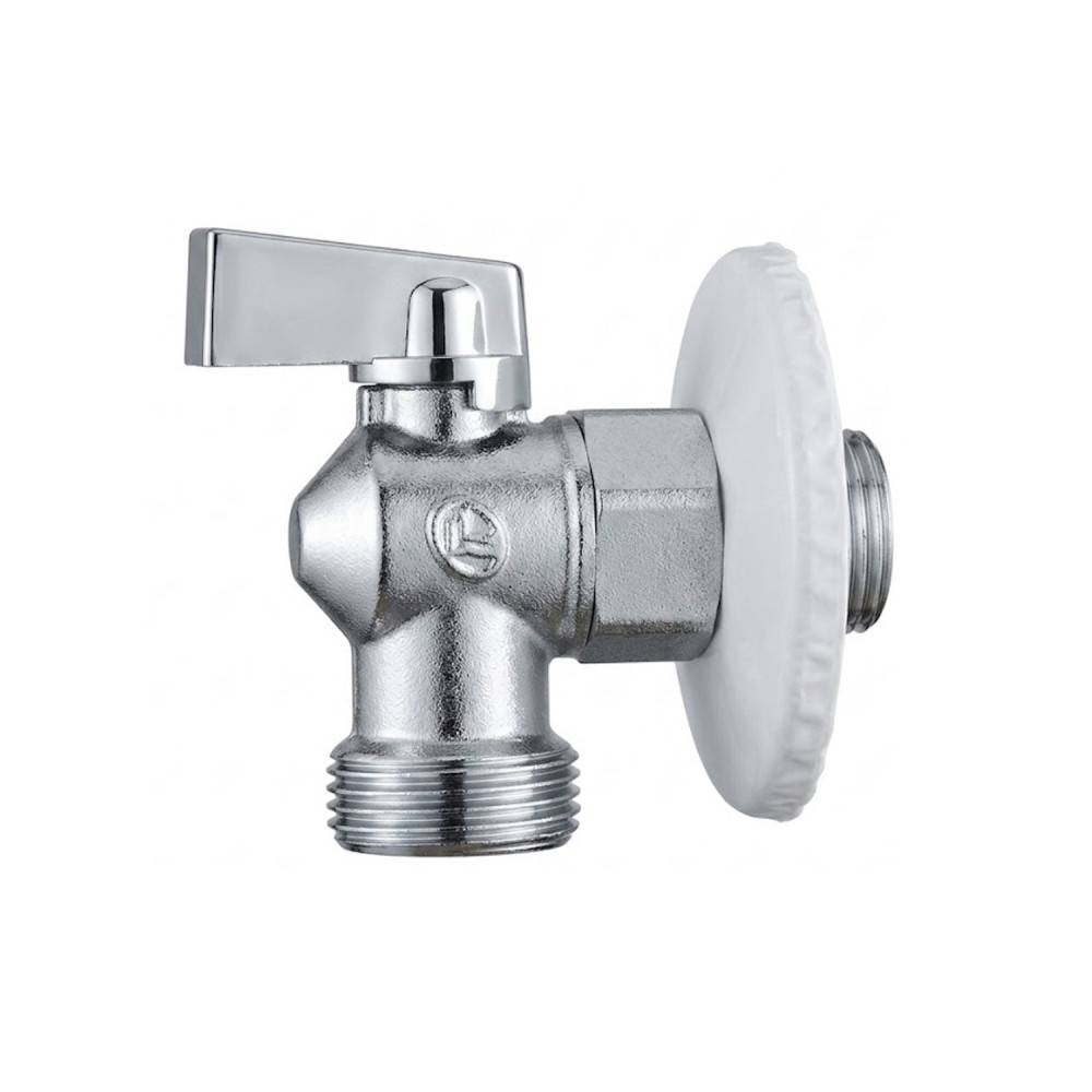 llave ángulo 1/2" lavadora galvanzada Double-Lin