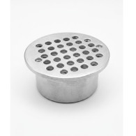 Rejilla sifón 3"x2" aluminio anticucaracha puntos