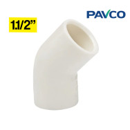 Semicodo PVC 1.1/2" Pavco presión cxc