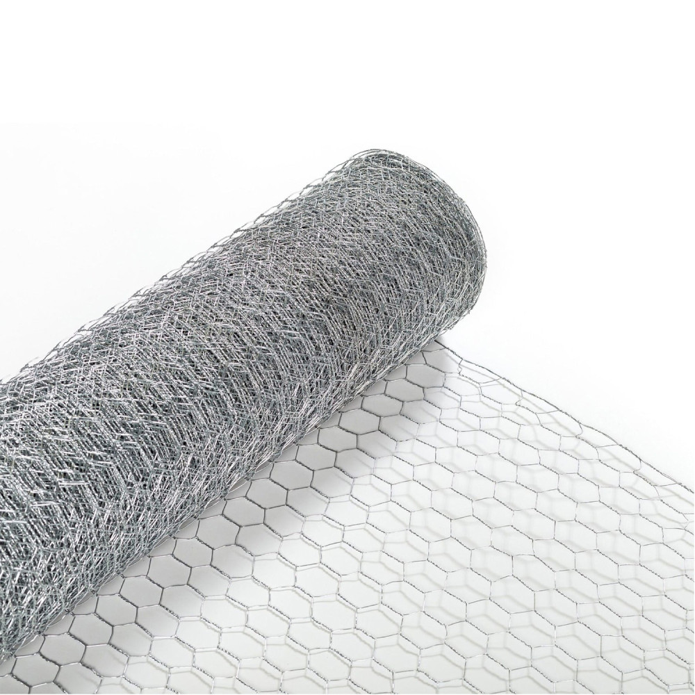 Malla gallinero galvanizada 1.1/4 C25 x metro ancho 90cm