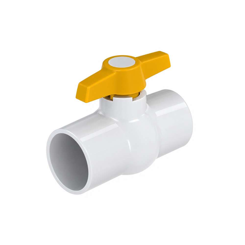 Llave paso pvc 3/4" PCP válvula bola lisa