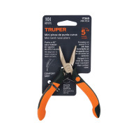Mini pinza 5"punta curva Truper comfort grip