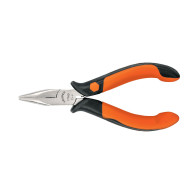 Mini pinza 5"punta curva Truper comfort grip