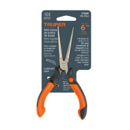Mini pinza 4" punta fina Truper comfort grip