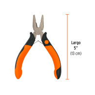 Mini pinza 5" alicate electricista Truper comfort grip