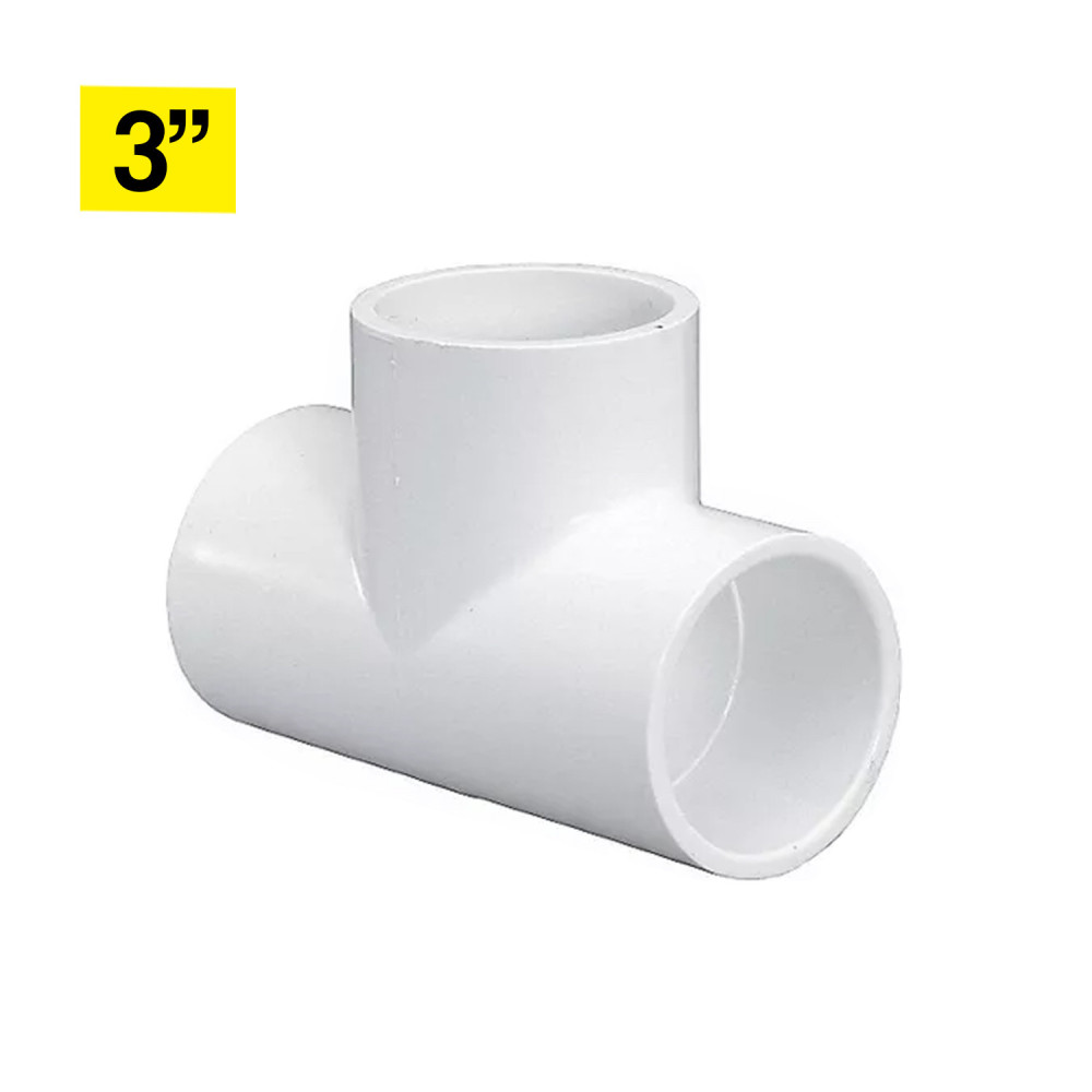 Tee PVC 3" presión Dilmar