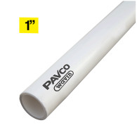 Tubo PVC 1" Pavco x metro presión blanco RDE21