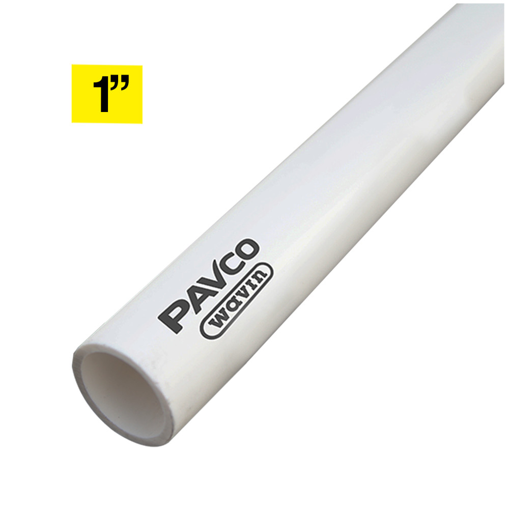 Tubo PVC 1" Pavco x metro presión blanco RDE21