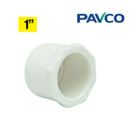 Tapón pvc 1" liso pavco presión
