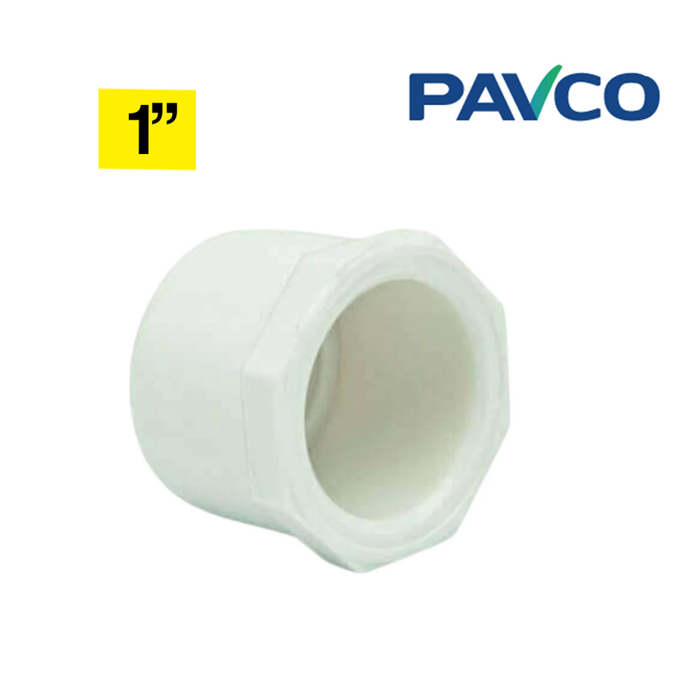 Tapón pvc 1" liso pavco presión