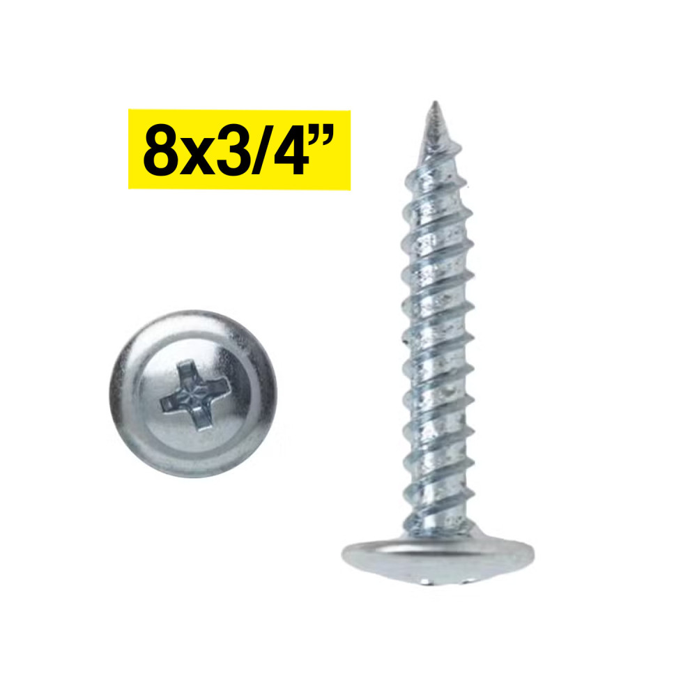 Tornillo kalat 8x3/4" punta aguda