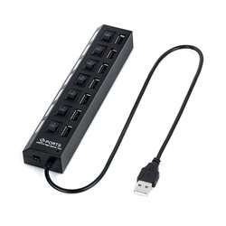 Multi Puertos Hub 7 Puertos Usb 3.0 Led Encendido Individual