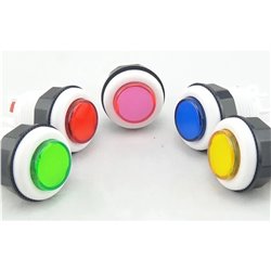 Botón Con Micro Pulsador Para Maquina Arcade colores