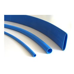 Termoencogible 6mm azul x metro