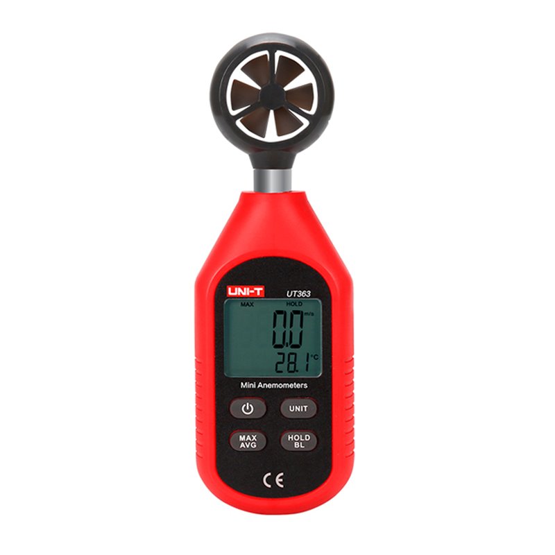 Mini Anemometro Digital UNI-T UT363, Velocidad y Temperatura del Viento