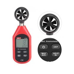 Mini Anemometro Digital UNI-T UT363, Velocidad y Temperatura del Viento