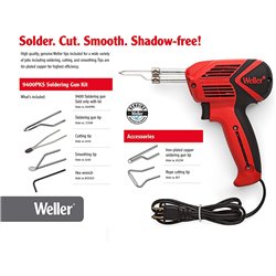Pistola De Soldar 100/140W Weller con luz led profesional 9400PKS