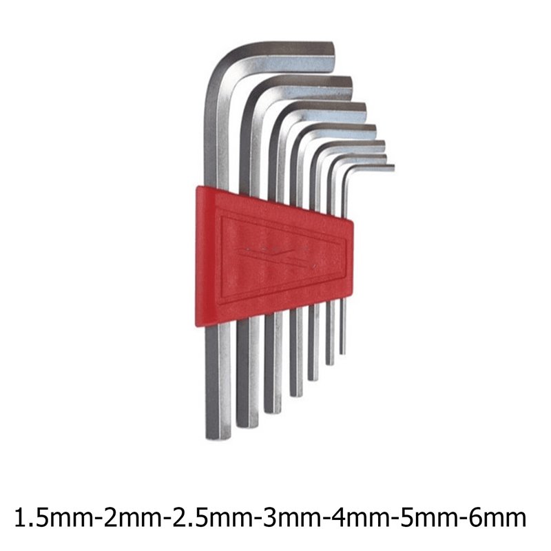 Juego 7 llaves hexagonales taurus/security 1.5-2-2.5-3-4-5-6mm