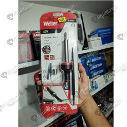 Cautín Weller 60W profesional con luz led halo ring WLIRK6012A +accesorios
