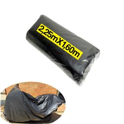 Pijama Moto Forro Plástico Carpa Grande Calibre 1.8 Azul/negro